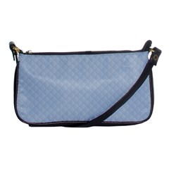 Powder Blue Stitched And Quilted Pattern Shoulder Clutch Bags by PodArtist