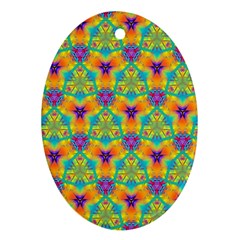 Pattern Oval Ornament (two Sides) by gasi