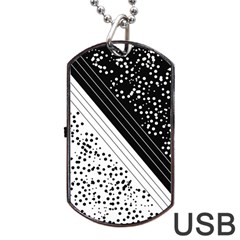 Pattern Dog Tag Usb Flash (two Sides) by gasi