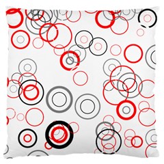 Pattern Large Flano Cushion Case (one Side) by gasi