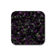 Pattern Rubber Square Coaster (4 Pack)  by gasi