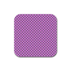 Pattern Rubber Square Coaster (4 Pack)  by gasi