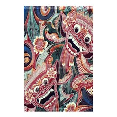 Indonesia Bali Batik Fabric Shower Curtain 48  X 72  (small)  by Celenk