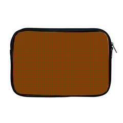 Classic Christmas Red And Green Houndstooth Check Pattern Apple Macbook Pro 17  Zipper Case