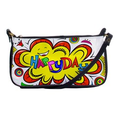 Happy Happiness Child Smile Joy Shoulder Clutch Bags by Celenk