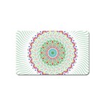 Flower Abstract Floral Magnet (Name Card)