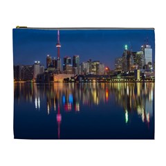 Buildings Can Cn Tower Canada Cosmetic Bag (xl) by Celenk