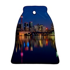 Buildings Can Cn Tower Canada Bell Ornament (two Sides) by Celenk