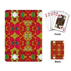 Abstract Background Pattern Doodle Playing Card by Celenk