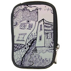 Doodle Drawing Texture Style Compact Camera Cases by Celenk