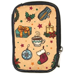Cute Vintage Christmas Pattern Compact Camera Cases by allthingseveryone