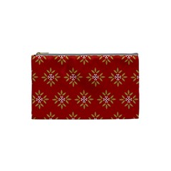 Pattern Background Holiday Cosmetic Bag (small)  by Celenk