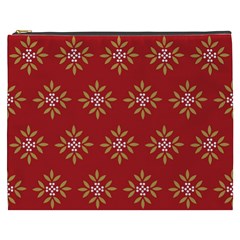 Pattern Background Holiday Cosmetic Bag (xxxl)  by Celenk