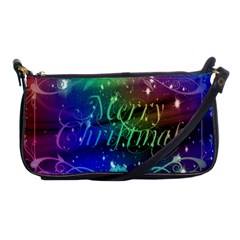Christmas Greeting Card Frame Shoulder Clutch Bags by Celenk