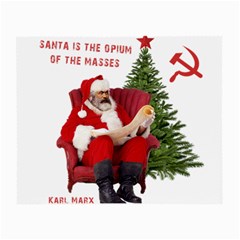 Karl Marx Santa  Small Glasses Cloth by Valentinaart