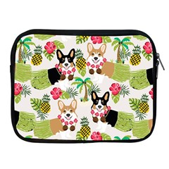 Hula Corgis Fabric Apple Ipad 2/3/4 Zipper Cases by Celenk