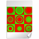 Redg Reen Christmas Background Canvas 24  x 36 