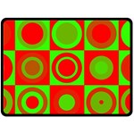 Redg Reen Christmas Background Fleece Blanket (Large) 