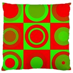 Redg Reen Christmas Background Large Cushion Case (Two Sides)