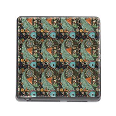 Pattern Background Fish Wallpaper Memory Card Reader (square) by Celenk