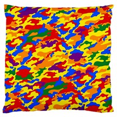 Homouflage Gay Stealth Camouflage Large Cushion Case (two Sides) by PodArtist