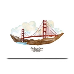 San Francisco Golden Gate Bridge Plate Mats by Bigfootshirtshop
