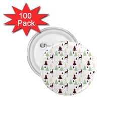 Reindeer Tree Forest 1 75  Buttons (100 Pack)  by patternstudio