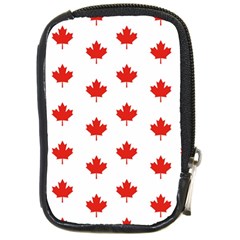 Maple Leaf Canada Emblem Country Compact Camera Cases by Celenk