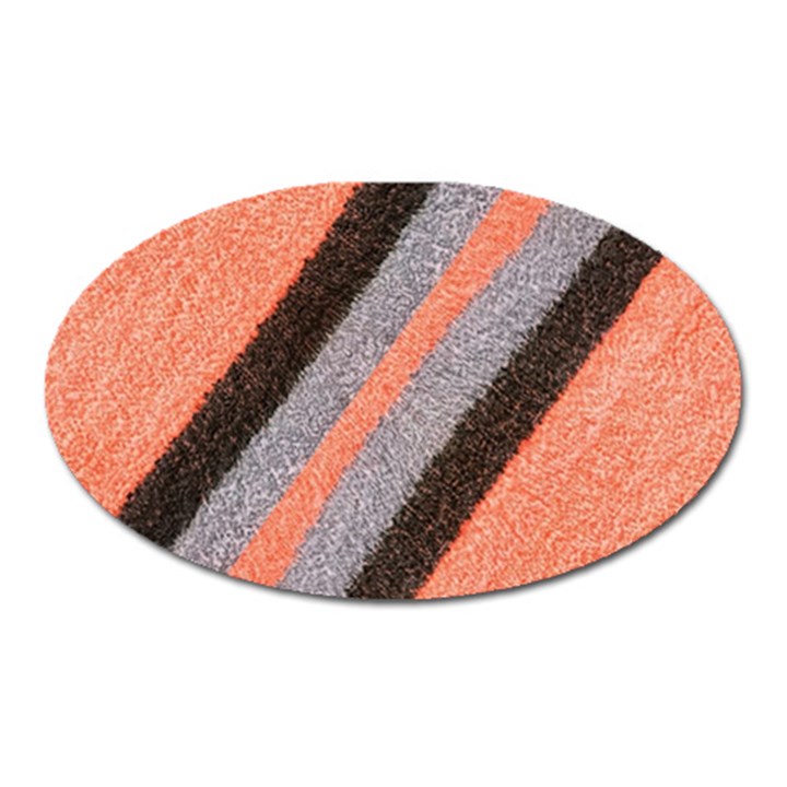 Fabric Textile Texture Surface Oval Magnet