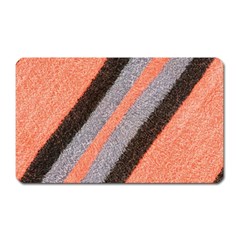 Fabric Textile Texture Surface Magnet (rectangular) by Celenk