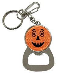 Fabric Halloween Pumpkin Funny Button Necklaces by Celenk