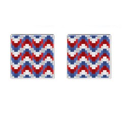 Texture Textile Surface Fabric Cufflinks (square) by Celenk