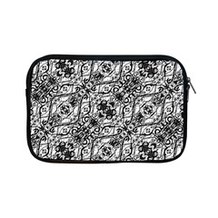 Black And White Ornate Pattern Apple Ipad Mini Zipper Cases by dflcprints