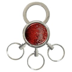 Pattern Backgrounds Abstract Red 3-ring Key Chains by Celenk