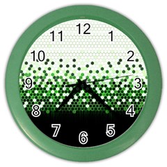Tech Camouflage 2 Color Wall Clocks by jumpercat
