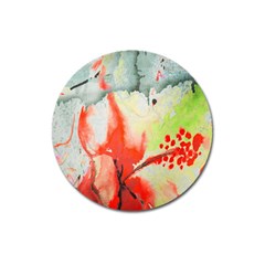 Fabric Texture Softness Textile Magnet 3  (round) by Celenk