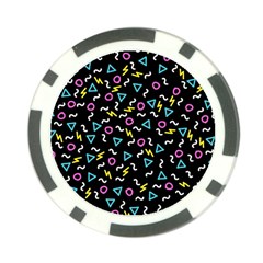 Retro Wave 3 Poker Chip Card Guard (10 Pack) by jumpercat