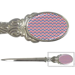 Navy Chevron Letter Openers by jumpercat