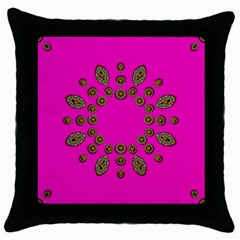 Sweet Hearts In  Decorative Metal Tinsel Throw Pillow Case (black) by pepitasart