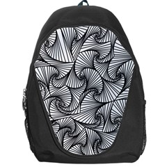 Fractal Sketch Light Backpack Bag by jumpercat