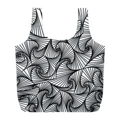 Fractal Sketch Light Full Print Recycle Bags (l)  by jumpercat