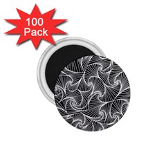Fractal Sketch Dark 1 75  Magnets (100 Pack)  by jumpercat