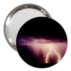 Storm Weather Lightning Bolt 3  Handbag Mirrors by BangZart