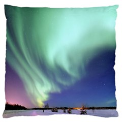 Aurora Borealis Alaska Space Standard Flano Cushion Case (two Sides) by BangZart