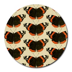 Butterfly Butterflies Insects Round Mousepads by BangZart