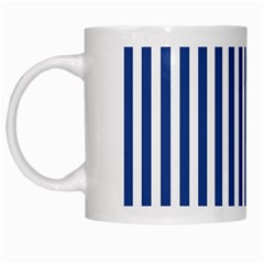 Blue Stripes White Mugs by jumpercat