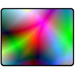 Course Gradient Background Color Double Sided Fleece Blanket (medium)  by BangZart