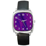 Abstract Fantastic Fractal Gradient Square Metal Watch Front