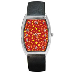 Star Stars Pattern Design Barrel Style Metal Watch by BangZart