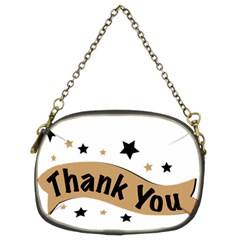Thank You Lettering Thank You Ornament Banner Chain Purses (two Sides)  by BangZart
